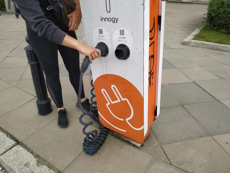 Electric charging point Electric charging point